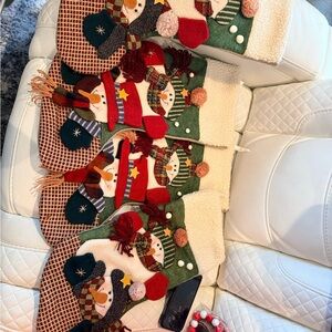 Festive Snowman Christmas Stockings